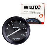 Relógio Universal Pressão Oleo Willtec Mecan. 60mm 10kg 12m