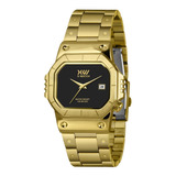 Relógio X-watch Masculino Analógico Dourado 43mm