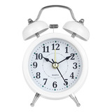 Reloj De Mesa Analógico Aguia Power Vintage Alto Metal Presente Mesa Antigo Decorativo Despertador - Branco 