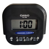 Reloj De Mesa Despertador Digital Casio Pq-30 - Preto 