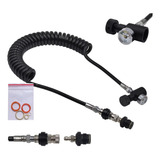 Remote Line Paintball Manometro 3000 Psi Com Slide Check