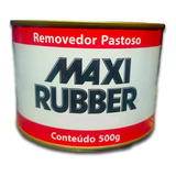 Removedor De Tinta Pastoso Maxi Rubber 500g Pasta Removedora