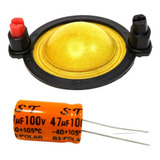 Reparo Corneta Driver D250x E Capacitor Bipolar 47x100