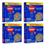 Repelente Baygon Espiral Kit 4 Caixinhas 10 Espirais = 40 Un