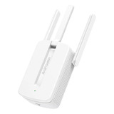 Repetidor De Sinal Wifi Wireless 300mbps 2 Antenas Mw300re Cor Branco