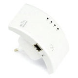 Repetidor Roteador Wireless-n Sinal Wifi Repeater 300mbps Cor Branco Voltagem 110v/220v (bivolt)
