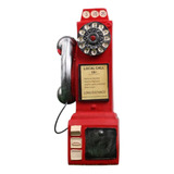 Resina Artesanato Vintage Antigo Telefone Decorativo