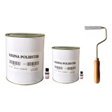 Resina Poliéster Laminação 2,024 Rolete Assenta Fibras14x80