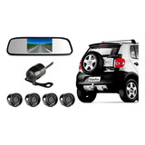 Retrovisor Com Tela Camera Ré Sensor Estacionamento Crossfox