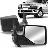 Retrovisor Externo Ranger 2010 2011 2012 Fixo Preto Esquerdo
