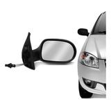 Retrovisor Externo Siena 2011 A 2016 Manual Lado Esquerdo