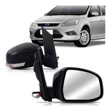 Retrovisor Focus 09 10 11 12 13 Elétrico Aquecedor Preto