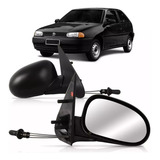 Retrovisor Gol G2 Bola 95 96 97 98 99 Preto 2p C/ Controle 