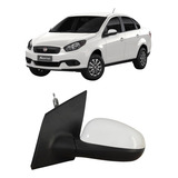 Retrovisor Grand Siena Original Manual 2013 Branco Le