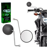 Retrovisor Gvs Moto Dt200 Haste Cromada Par Honda Barato
