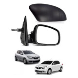 Retrovisor Manual Direito Com Capa Sandero 2014 A 2022