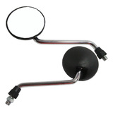 Retrovisor Mini Dt200 Rosca Honda Haste Cromada Par