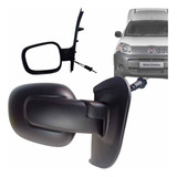 Retrovisor Nova Fiorino 2015 A 2021 Comando Manual Direito