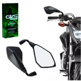 Retrovisor Original Gvs Kawasaki Z400 Haste Curta 90° Par