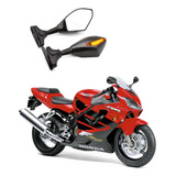 Retrovisor Pisca Seta Carbono Carenadas Honda Cbr 600f 2007