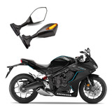 Retrovisor Pisca Seta Led Carbono Carenadas Honda Cbr 650r