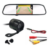 Retrovisor Visor Espelho Tela Lcd Veicular + Ré (50x)