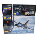 Revell Model Set F16 Mlu Tiger Meet 2018 1/72 Completo 63860