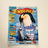Revista Disney Explora Eles Invadem Sua Praia Pinguins R526