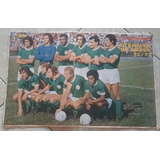 Revista Placar 206 Pôster Palmeiras Bi Campeão Brasileiro 73