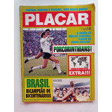 Revista Placar Nº 946 - Jul/1988 - Pôster Taffarel 