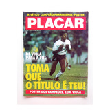 Revista Placar Nº 948 - Ago/1988 - Pôster Athlético Pr