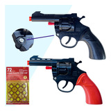 Revolver Arma D Brinquedo Arminha Espoleta Infantil + Brinde