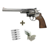 Revolver Co2 Smith & Wesson 8 44 Magnum M29 4,5+co2+munição