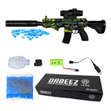 Rifle M4 Bolinha De Gel Automatico Camuflado Forte !!