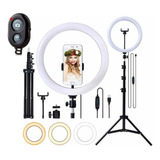 Ring Light Foto Iluminacao Filmagem Youtube Imediato Cor Da