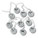 Rl De Led Com Mini Globos Espelhdos P/ Pendurr Decorr