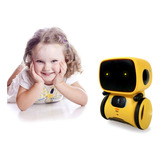 Robô Controle De Voz Inteligente Interativo Para Crianças Cor Amarelo