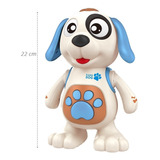 Robô Dancig Dog Com Luz E Som Dmt5974 - Dm Toys Cor Branco