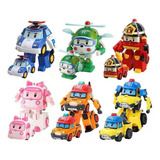Robocar Poli Brinquedos - Conjunto Com 6 Carrinhos
