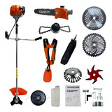 Roçadeira À Gasolina Completa Multifunção 52cc Carbon Fak