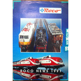 Roco News 1991 Catálogo Ferromodelismo Vagoes Roco Ano 1991