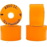 Roda Abec 11 Flashback 70mm 81a Amber - Long Board Skate