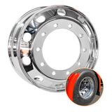 Roda Alumínio 22,5x8,25 Caminhão Alto Brilho Interno Externo