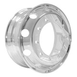 Roda Alumínio Caminhão 295 8,25x22,5 Auto Brilho Borda Larga