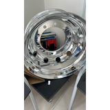 Roda Alumínio Caminhão 295 8,25x22,5 Auto Brilho Borda Larga