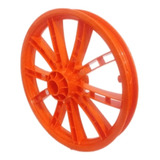 Roda Aro 14 Dianteira Laranja. S/ Eixo Para Bike Nathor.