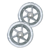 Roda Aro De Aluminio Aro 8 Com Rolamento 6 Raios (par)