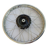 Roda Completa Traseira + Rolamento Yamaha Crypton 105 Antiga