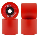 Roda Cuei Killers 74mm 80a Flow Thane Red Long Board Skate