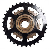 Roda Livre Rosca 8v Catraca 24 Marchas Rosca 8v 13/34 Bike Cor Marrom-claro Quantidade Máxima De Dentes 34 Quantidade Mínima De Dentes 13